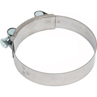 Ленточный винтовой хомут CNIC 104-112/24 мм, М8x80 мм, W2 нержавеющая сталь 26В104112 52621