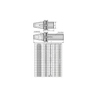 Втулка переходная с хв-ком 7:24-ВТ40 MAS403 на КМ4x95 мм с отверстием под клин CNIC 57587