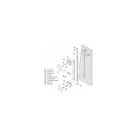 Стержень Hafele Planofit с резьбой, с крышкой, белая 2400 мм 407.90.770