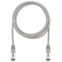Патч-корд компьютерный экранированный FTP SUPRLAN 5e 4x2 26AWG (7x0.16mm) Cu LSZH серый 1м 10-0716