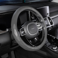 Оплетка SKYWAY Top-11 M серая, экокожа S01102498