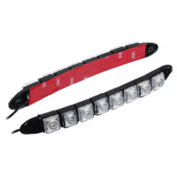 Дневные ходовые огни NEW GALAXY LED 8 шт. гибкий пласт. корп., 220 мм, 12V белый, 2 шт. 702-099