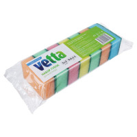Набор губок для мытья посуды VETTA "Эконом" 5+2 шт, 9x6х3.5 см 441-086