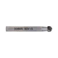 Бор-фреза твердосплавная сферическая D0605 6 мм, хв-к 6 мм SOVIS 15617
