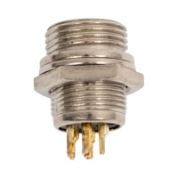 Разъем MIC12 6P штекер Pro Legend металл на корпус, PL2224