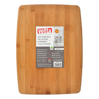 Разделочная доска VETTA Гринвуд H-1555 бамбук, 38x28x1 см 851-135