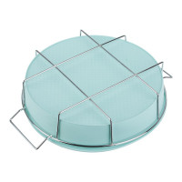 Силиконовая форма VETTA HS-305 25x6 см, круглая, на металлической подставке, 3 цвета 891-020