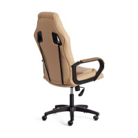 Кресло Tetchair driver 22 кожзаменитель/ткань, бежевый/бронза 36-34/tw-21 19295