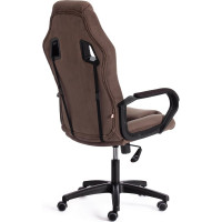 Кресло Tetchair driver 22 флок/ткань, коричневый 6/tw-24 19293