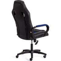 Кресло Tetchair driver 22 кожзаменитель/ткань, черный/синий 36-6/tw-10 19300