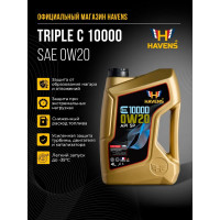 Моторное масло HAVENS Triple C SAE 0W20 API SP ILSAC GF-6A, 4л HTC0W20SP4