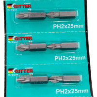Бита RITTER WP PH 2x25 мм магнитные упаковка (2 шт) RS PS20112025