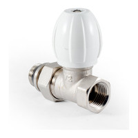 Клапан радиатора PROFACTOR регулирующий конусный затвор, прямой с уплотнением 1/2  PF RVS 372UR