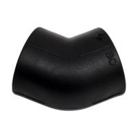 Угол Blue Ocean полипропиленовый 32x45 градусов UV-pro с защитой от ультрафиолета черный PPRF/45E-UV(Bk)-32