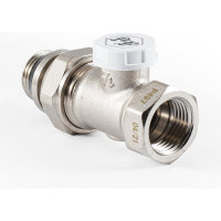 Настроечный клапан радиатора PROFACTOR прямой с уплотнением 1/2 PF RVS 376UR