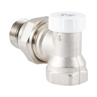 Настроечный клапан радиатора PROFACTOR угловой с уплотнением 3/4 PF RVA 379UR