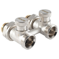 Узел нижнего подключения радиатора PROFACTOR прямой 1/2х3/4 ЕК PF RVS 610