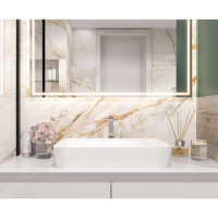 Керамогранит LAPARET Calacatta borgini 60x60 см, структурный, 1.44 кв. м, 4 шт. х9999289600