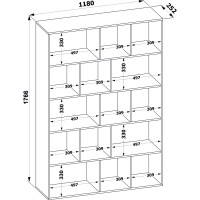Стеллаж СОКОЛ СТ-11 белый 00-00012393