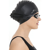 Шапочка для плавания 25Degrees Mamana Black 25D21014A, силикон, для длинных волос УТ-00019524
