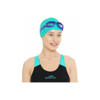 Шапочка для плавания 25Degrees Diva Green 25D21007J, подростковая, силикон, для длинных волос УТ-00019523