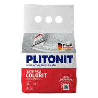 Затирка PLITONIT Colorit 1,5-6 мм светло-серая 2 кг 18888 Н006082