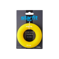 Кистевой эспандер-кольцо Starfit ES-404, силикогель, d=8,8 см, 15 кг, желтый УТ-00019245