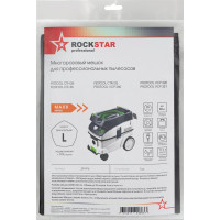 Мешок для пылесоса Festool CTH/CTM 26, Protool VCP 260 ROCKSTAR многоразовый, класс L, 40л, ZIP-FP4