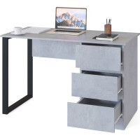 Письменный стол СОКОЛ СПм-205 бетон 00-00011532