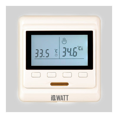 Программируемый терморегулятор для теплого пола IQWATT IQ THERMOSTAT P 402