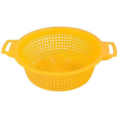 Миска-дуршлаг МУЛЬТИДОМ с ручкой, размер 34.5x27.5x10.5 см БМ76-225