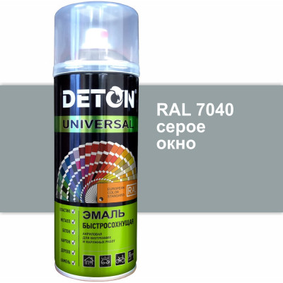 Быстросохнущая акриловая эмаль Deton DTN-A07262