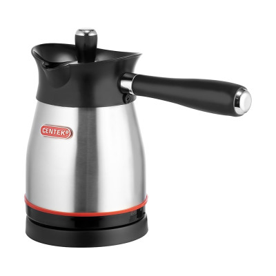 Centek Электрическая турка (металл) 0.5л, 480Вт, нерж.сталь, съемная мягкая ручка, крышка CT-1080 SS