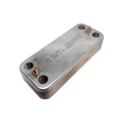Паяный теплообменник Zilmet ZB190 - 14P 17B1901424