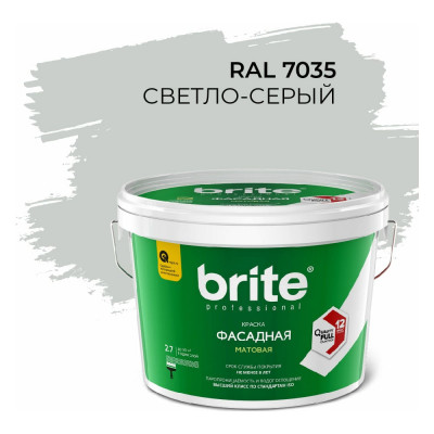 Краска фасадная BRITE PROFESSIONAL О05679