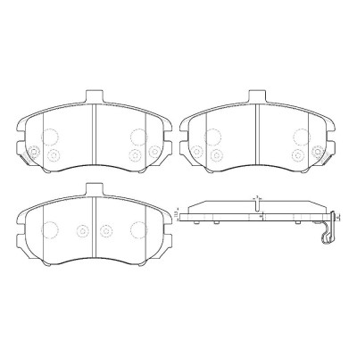 Дисковые тормозные колодки Avantech AV820 120874