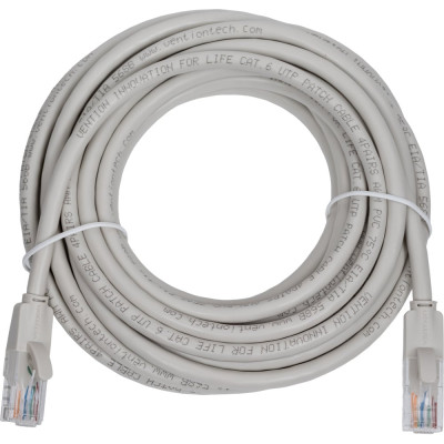 Прямой патч-корд VENTION UTP cat.6, RJ45 - 5м. Серый IBEHJ