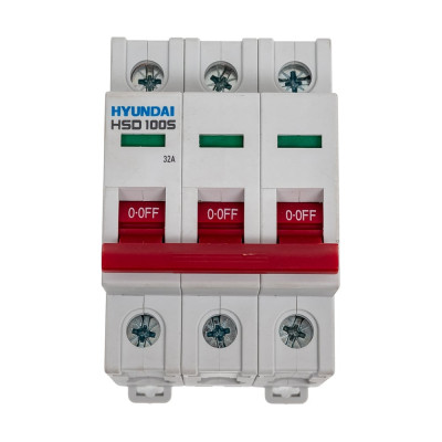 Выключатель нагрузки Hyundai HSD100S 3PDSS0000C 00032 3п 32А 13.04.000955
