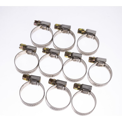 Червячный хомут HG 16-27 мм, 10 шт. 4962145