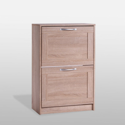 Тумба для обуви Гуд ЛАКК СИРИУС 60x25x89 см, бежевая, дуб сонома 2.02.10.430.3