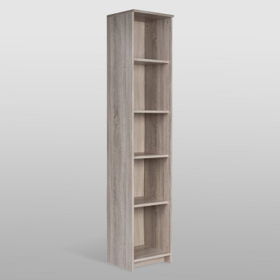 Стеллаж Гуд ЛАКК СИРИУС 5 полок, 39x34x190 см, бежевый, дуб сонома 2.02.07.150.3