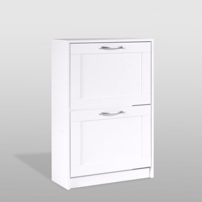 Тумба для обуви Гуд ЛАКК СИРИУС 60x25x89 см, белая 2.02.10.430.1