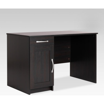 Письменный стол Гуд ЛАКК КАСТОР однотумбовый, 115x65x75 см, черный, дуб венге 2.03.06.030.5