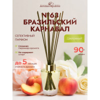Ароматический диффузор в стеклянном флаконе Aroma republic №63 Brazilian carnival, 90 мл 93834