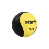Медбол высокой плотности Starfit GB-702 1 кг, желтый УТ-00018934