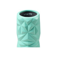 Массажный ролик Starfit FA-507 EVA/PP, средняя жесткость, 32.5x12.5 cм, мятный/серый ЦБ-00001498