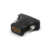Адаптер-переходник VENTION DVI 24+1 M/ HDMI 19F двунаправленный AILB0
