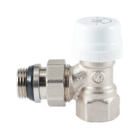 Термостатический клапан радиатора PROFACTOR угловой, с уплотнением, 1/2" PF RVT 382UR