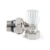 Термостатический клапан радиатора PROFACTOR угловой, с преднастройкой и уплотнением, 3/4 PF RVT 983UR