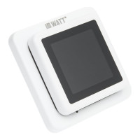 Терморегулятор для теплого пола IQWATT IQ THERMOSTAT SMART HEAT программируемый, белый 408